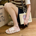 Women's summer slippers - "cloud-like" comfort, perfect for indoor/outdoor wear, non-slip, bathroom & shower friendly, cute & trendy, ins style