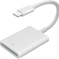 Camera card reader sd card compatible with apple iphone, sony, canon, nikon - connects memory cards, otg storage cards