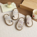 Vancahao kids' fashion beaded sandals & slippers -  summer new collection - girls' open-toe flip-flops for outdoor wear