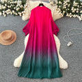 Rose red + green