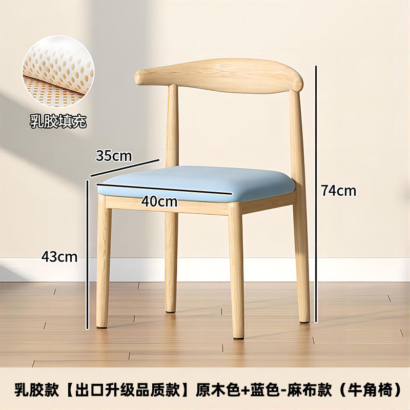 For homedining chair backrestcommercial horn restaurant tea chair taishi chair comfortable sitting tea table restaurant dining table stool