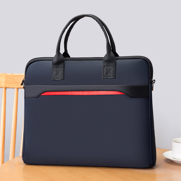 Yiyunchen Men's Briefcase Business Document Bag Women's Commuter Handbag Official Meeting Bag Briefcase Customization