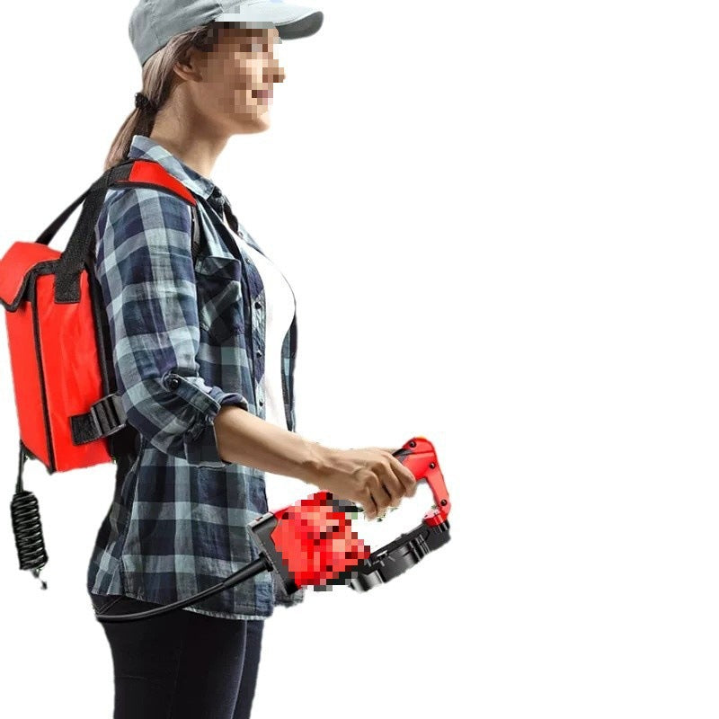 Rechargeable Electric Hedge Trimmer Landscaping Hedge Trimmer Single Hand Hedge Trimmer Lightweight Backpack Lithium Battery
