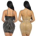 C7033 cross-border   independent station fashion women's sleeveless mini dress camisole dress new
