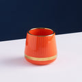 Orange gold jar