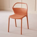 For homemodern casual chair plastic back casual popular chair scandinavian dining chair stackable stool small apartment