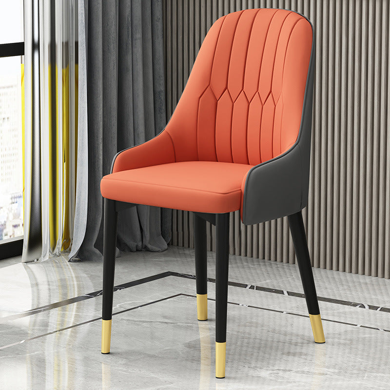 Nordic dining chair - modern minimalist design for home, premium quality, light luxury backrest, casual dining chair, restaurant & cafe seating