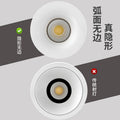 Deep cup anti-glare spotlight embedded ceiling light 24 degree 36 degree 60 degree beam angle hill downlight living room for home