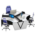 Saint li operation console console paint technology command console control room monitoring console multi-slot computer desk
