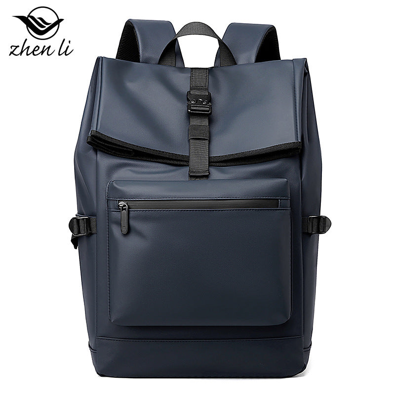Cross-border casual backpack Men's business trip travel bag Large capacity computer backpack Lightweight college student schoolbag wholesale
