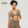Export fitness nude yoga clothes high elastic bubble wrap sports intimateshigh waist hip lifting silm pants yoga clothes bra