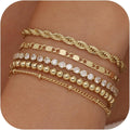 women's gold chain bracelet 14k paper clip chain, figaro chain, exquisite gold bracelet, casual bracelet