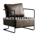 Wrought iron sofa chair retro industrial style light luxury minimalist living room seating area sofa designer single/double small sofa