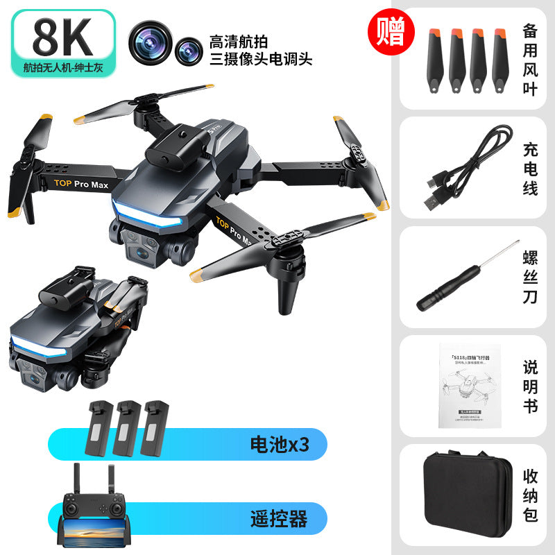 A15 pro drone 8k hd aerial photography long-endurance quadcopter kids' toy remote control aircraft wholesale