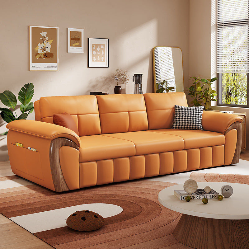 Casualfor homesmall apartment high-end sofa bed sitting and lying multi-functional living room foldable dual-purpose storage all-in-one cat scratching leather