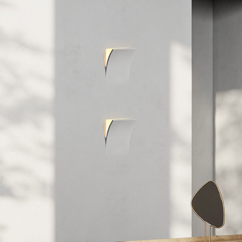 Three pine wall lamps Bedroom bedside lamps Modern minimalist living room home, background wall lamps, art mural plaster lamps