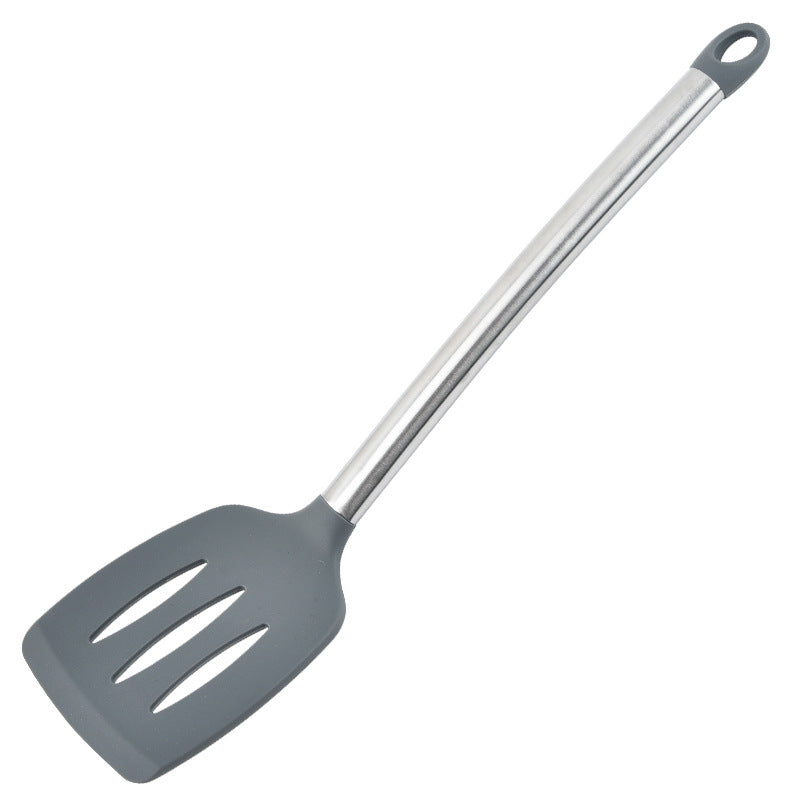 Cross-border, silicone kitchen utensils full set of baking cooking non-stick pans, household kitchen tools spoon shovel set 10-piece set