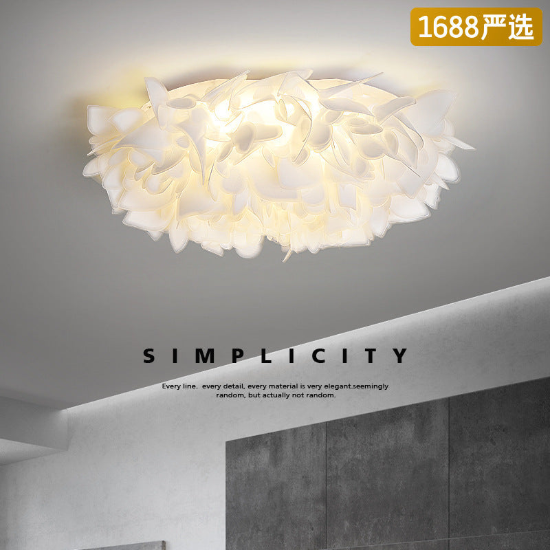 [Strict selection] Bedroom light ceiling light ins Internet celebrity petals 2025 new modern simple Nordic warm lamps