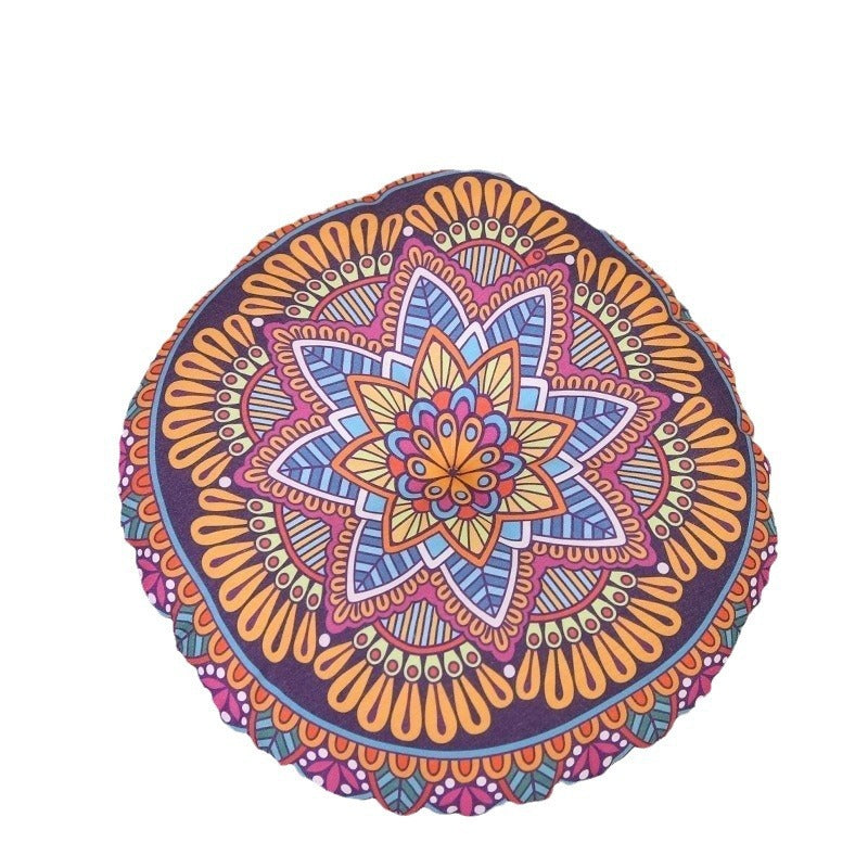 Ethnic style futon cushion meditation meditation floor pillow thickened round balcony window sill floor tatami seat