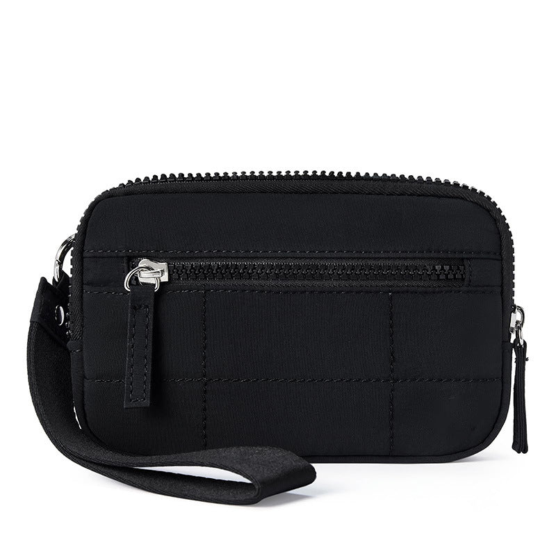 New literary crossbody large capacity multi-color plaid canvas bag women's casual simple shoulder bag source factory