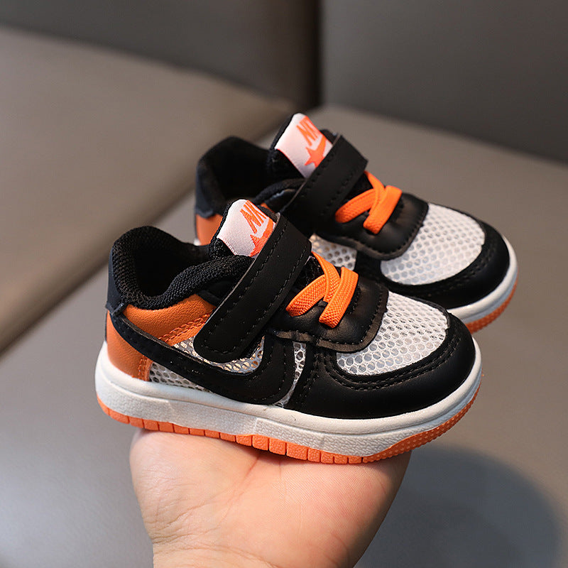 Kids' sneakers & athletic shoes - boys & girls, toddler shoes, infant shoes, spring/summer hollow-out mesh sandals, skate shoes, white sneakers