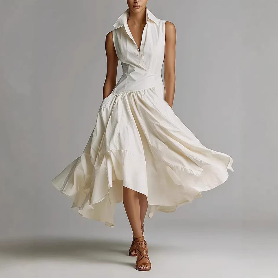 new french chic elegant goddess style slimming fitted sleeveless maxi dress for women
