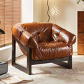 Medieval style solid wood single chair sofa balcony lazy lounge chair american casual chair oil wax cigar bar chair b&b chair chair