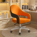 Comfortable designer adjustable height home office chair for bedroom, makeup desk, computer study, and writing desk - swivel chair