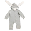 Spring & fall baby cute rabbit jumpsuit pit cotton long sleeves hooded romper newborn cute outing romper