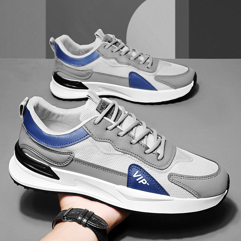 2026 new men's sneakers: athletic, trendy, casual, high-end, versatile, breathable mesh walking shoes for students