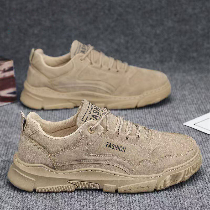 Workwear men's shoes 2026new arrivalspring sneakers trendy shoes lightweight non-slip construction site work abrasion resistant breathable labor protection shoes for men