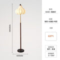 Accessible luxury floor lamp living room sofa modern casual bedroom bedside lamp atmosphere american retro standing floor lamp