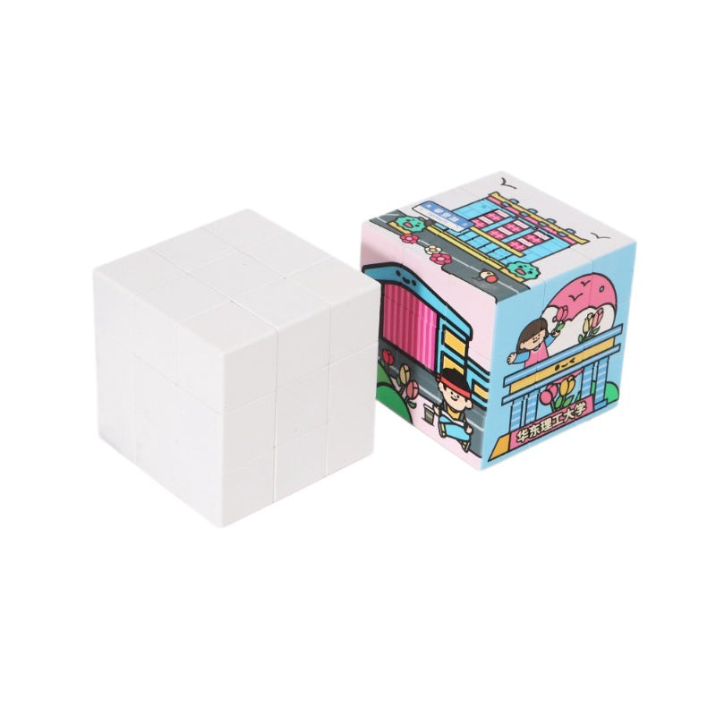 【custom】2x2 & 3x3 rubik's cube custom uv printed stickers - rubik's cube advertising company gifts, birthday presents, toys