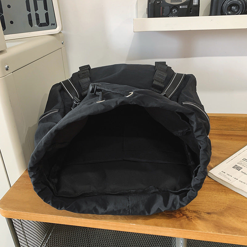 Cross-border light travel large-capacity backpack simple trend college student schoolbag outdoor hiking backpack