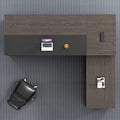 Saint li elegant executive desk office desk minimalist modern ceo desk chair set light luxury executive office table manager desk
