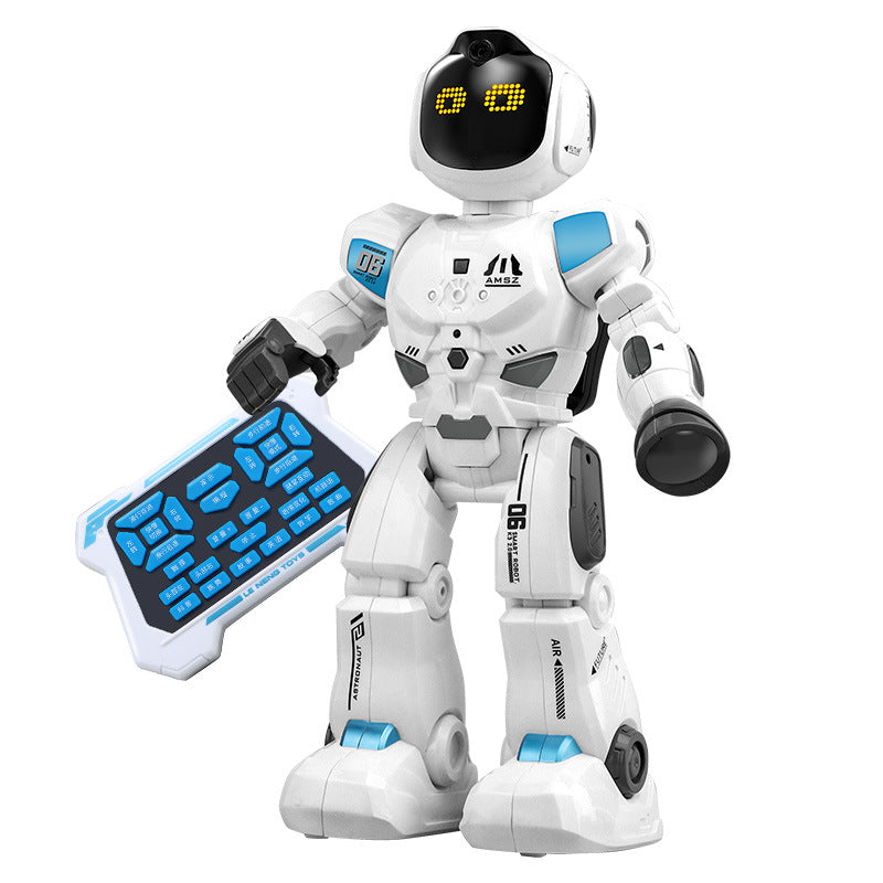 New cross-border smart early education programming remote control robot - singing, dancing, sensory interactive educational toy gift
