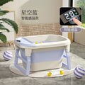 Kids bath bucket baby bath bucket baby bathtub foldable bath bucket for home sit-down bathtub swimming bucket
