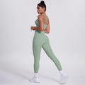 new brushed tight yoga wear cross-back sports bra suit cloud-like quick-drying running fitness wear