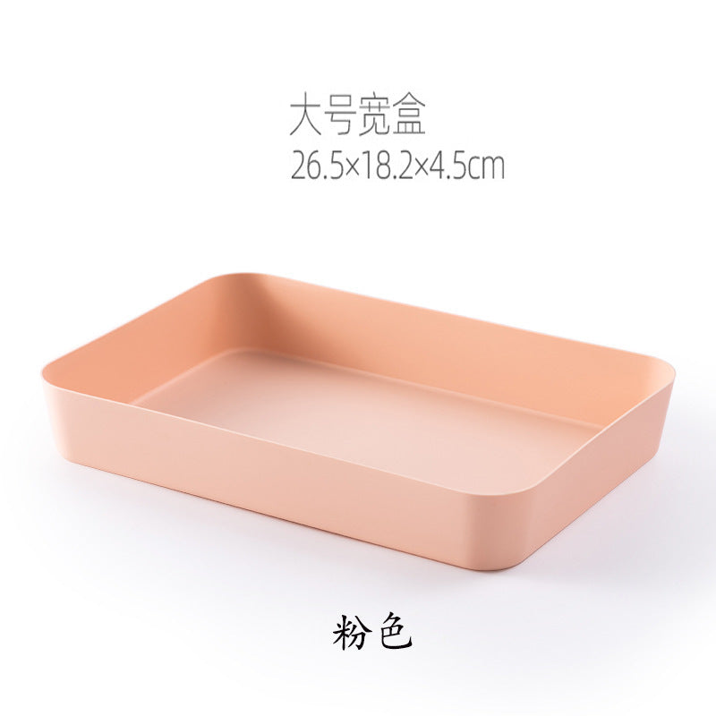 Simple grid storage box, drawer type, cosmetic storage box, desktop stationery, sundries storage artifact, finishing box