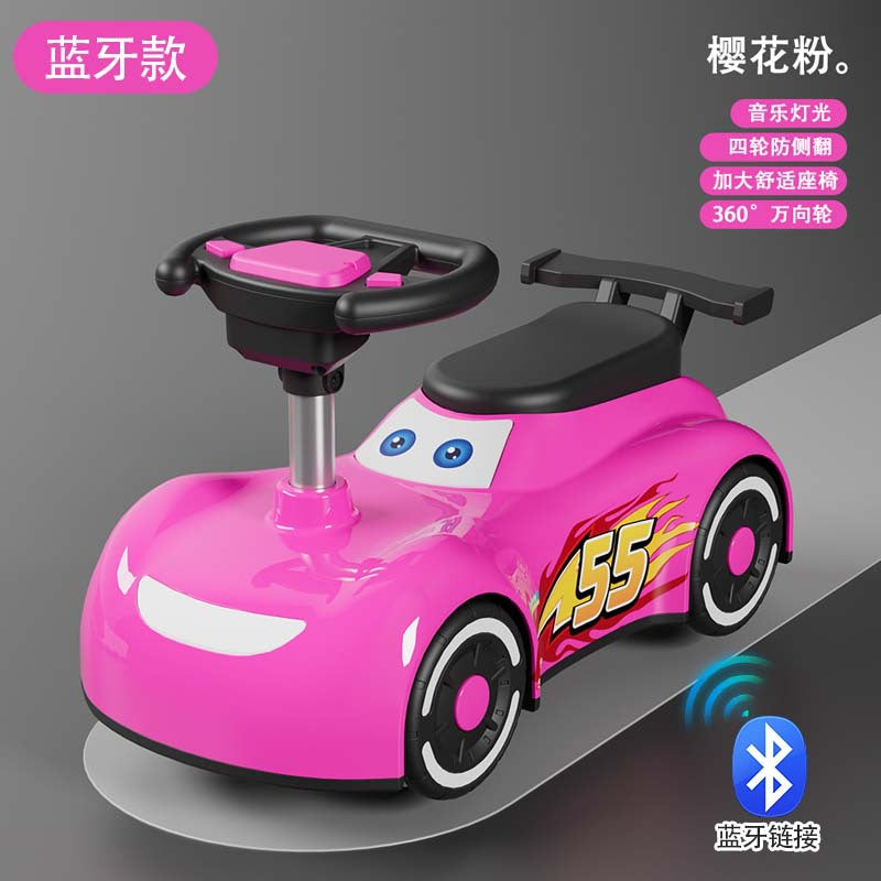 New children's twisting car 1-3 years old boy and baby girl twisting car adults can sit on silent wheels anti-rollover rocking car