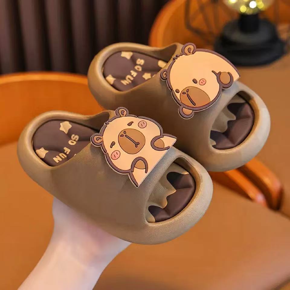 2025 kids' clogs: soft, non-slip indoor slippers for toddlers, infants, and children - perfect for bath time and matching family styles
