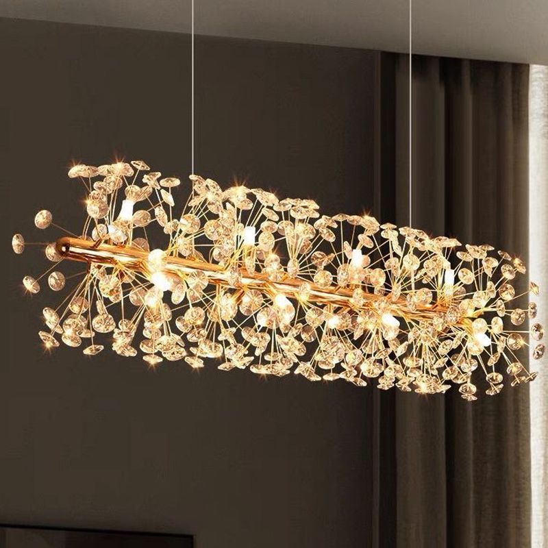 Dandelion crystal chandelier - luxury living room, bedroom, dining room lighting - high-end crystal chandelier - modern creative design for clothing stores