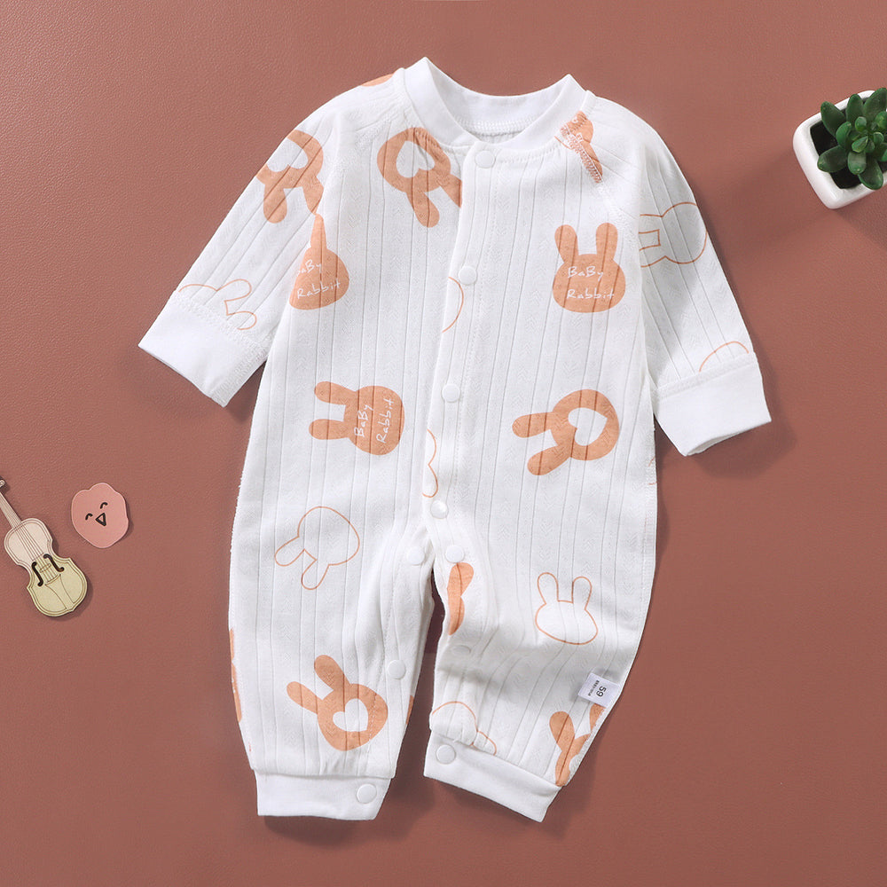 Baby romper - spring/autumn style, 100% cotton, seamless, 3-18 months, crawling suit, cute long-sleeve onesie, baby clothes