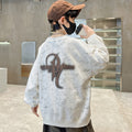 Kids' boys' sweatshirt - spring/autumn  new arrival - trendy & cool boy's crew neck beige tie-dye long sleeve base layer top
