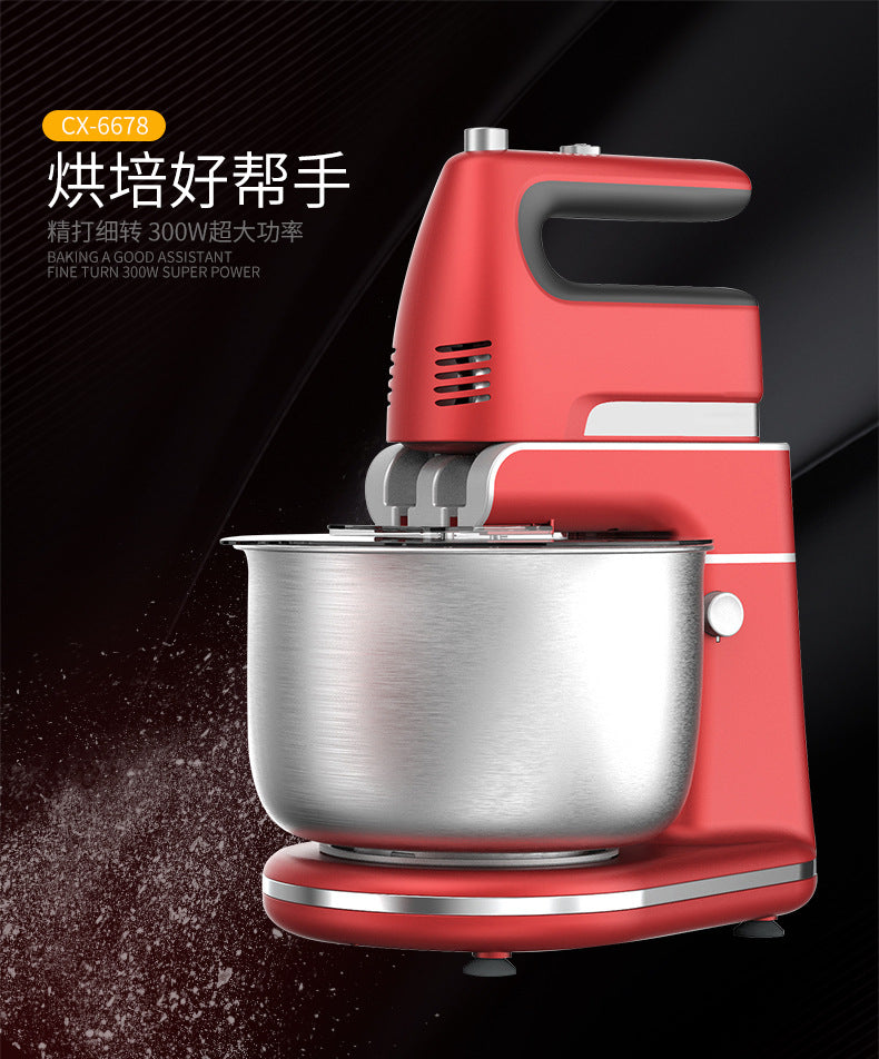 Factory direct: household electric hand mixer - fast, 5-speed, low noise, powerful motor - new kitchen appliance recommended