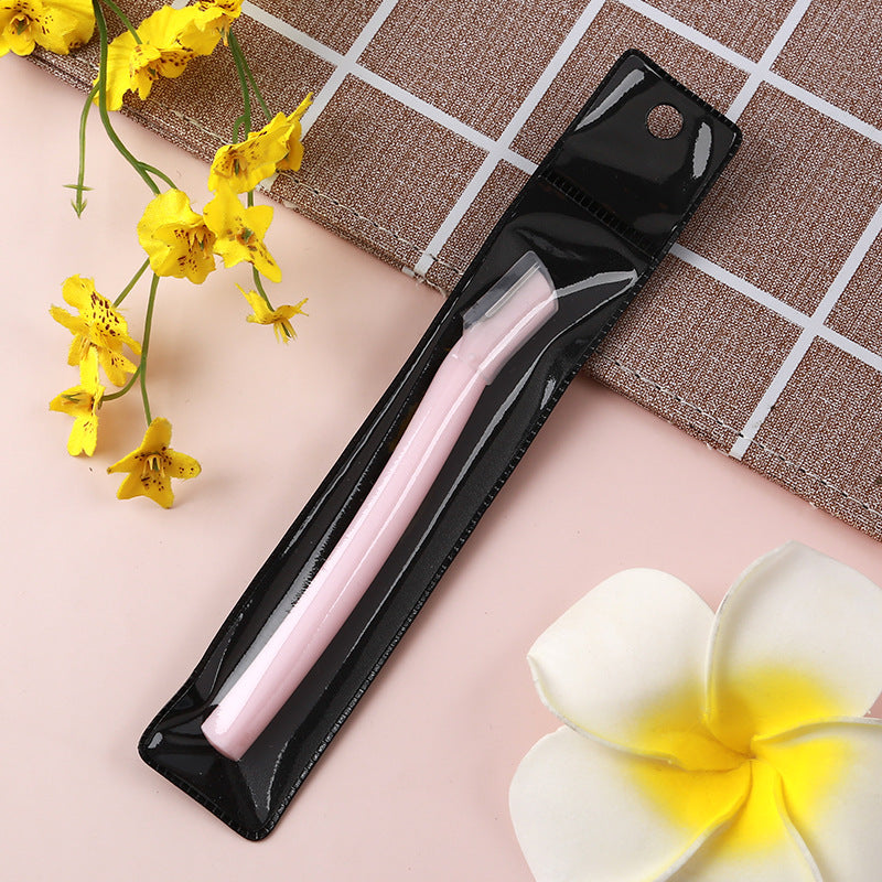 Manufacturer wholesale meniscus eyebrow trimmer women's beauty salon special eyebrow scraper anti-scratch eyebrow trimmer artifact beauty tool