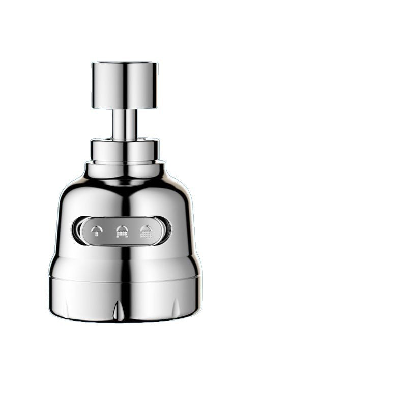 Kitchen telescopic anti-splash head pressurized vegetable washing faucet extender filter universal anti-splash water rotate nozzle
