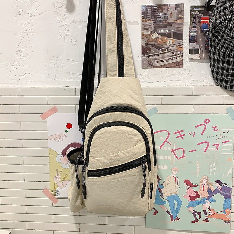 Cross-border new fashion versatile breast bag outdoor sports backpack business commuting large capacity shoulder messenger bag