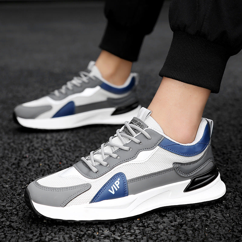 2026 new men's sneakers: athletic, trendy, casual, high-end, versatile, breathable mesh walking shoes for students