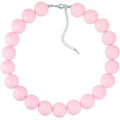 Amazon's new jewelry acrylic beaded necklace resin colorful beaded stylish necklace necklace for men and women